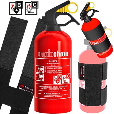 EXTINGUIDOR OGNIOCHRON 1KG BC SOPORTE POTENTE SOPORTE AL RZEP PARA DE MALETERO  