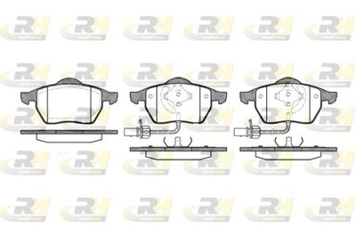 ROADHOUSE 2390.22 КОМПЛЕКТ КОЛОДОК ШАЛЬМІВНИХ