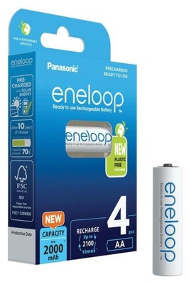 Panasonic Eneloop AA 2000mAh 4 szt