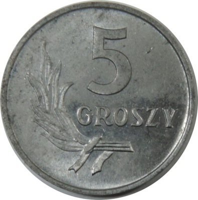 5 GROSZY 1958 - POLSKA - STAN (1-) - K471
