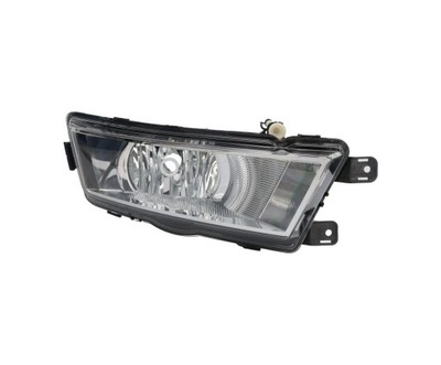 Лампа противотуманная do skoda rapid 2012-2019 5ja941702 правая серебристый фото №1