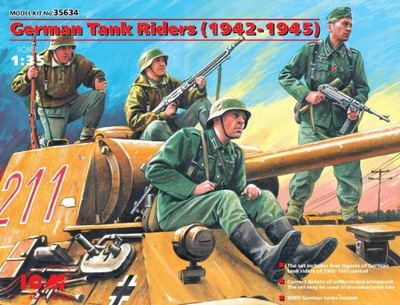 German Tank Riders (1942-1945) 4 figures 1:35