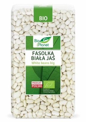 Fasolka Biała Jaś BIO 1kg- Bio Planet