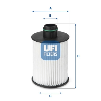 FILTRO ACEITES UFI (OEM QUALITY) /WKLAD/ (PROD.OE 650061) OPEL 2.0CDTI  