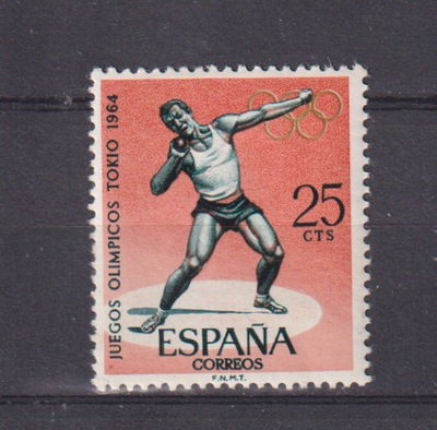 Hiszpania olimpiada 1964 ** czyste