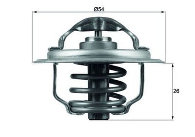 TERMOSTATO VW 87C 2,0TDI 03- MITSUBISHI TX11187D  