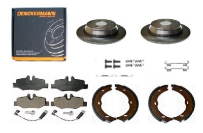 Тормозные диски тормозные колодки тормозные колодки mercedes vito ii w639 задняя фото №1