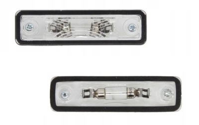 Лампа номерного знака rej. opel omega vectra astra zafira фото №1