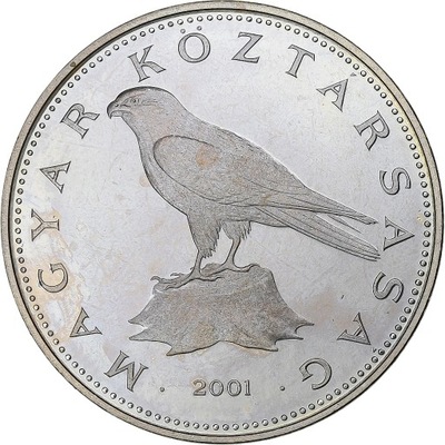 Węgry, 50 Forint, 2001, Budapest, Miedź-Nikiel, MS