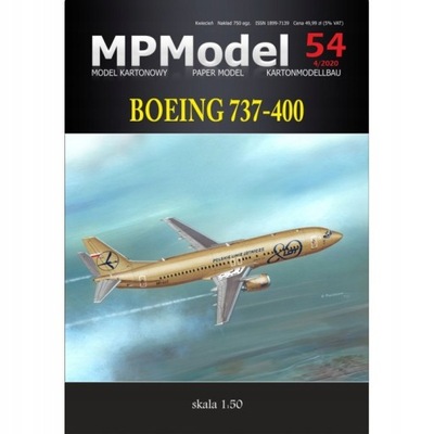 MPMODEL 54 - SAMOLOT BOEING 737-400 LOT 1:50