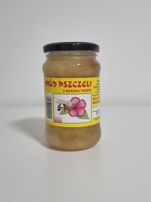 Miód pszczeli z własnej pasieki 500g nektarowy wielokwiatowy