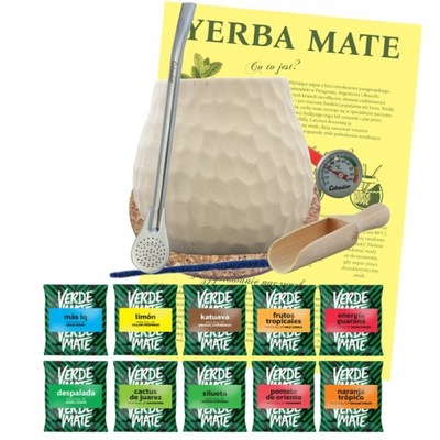 Ogromny Zestaw Startowy Yerba Mate 10x50g 500g