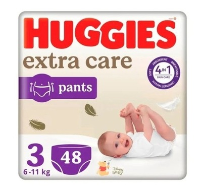 Pieluchomajtki Huggies Elite Soft Rozmiar 3 54 szt.