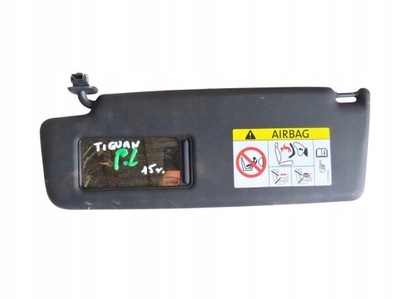 Защита солнцезащитная левая czarna r-line vw tiguan i 2011-2016 rok фото №1