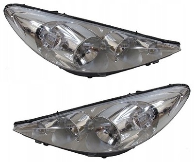 Комплект фари peugeot 206+, 2009-2012 фото №1