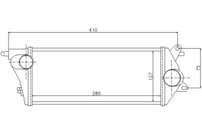 Nissens радиатор воздуха впускной mini r50, фото №1