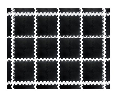 PUZZLE GUMOWE UNDERFIT 25 MM 12 M2 + ZAKOŃCZENIA