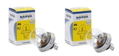 FIAT 126P - LUZ FAROS TIPO R2 45/40W - JUEGO  