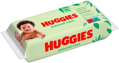 HUGGIES Natural Care chusteczki nawilżane dla dzieci 56 szt.