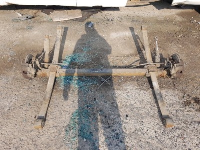 Peugeot boxer ii jumper iii 06-14r балка підвіска задня ресори фото №1