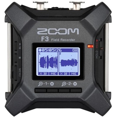Rejestrator dźwięku cyfrowy audio dyktafon Zoom F3 czrny