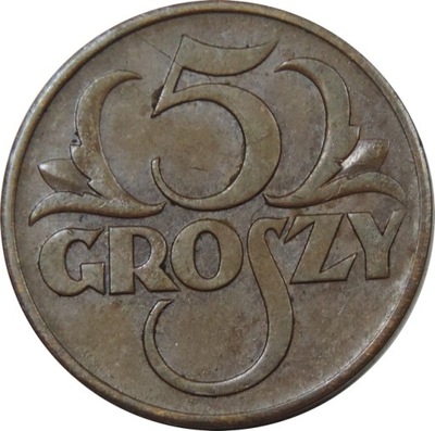5 GROSZY 1938 - STAN (2+) - SP1058