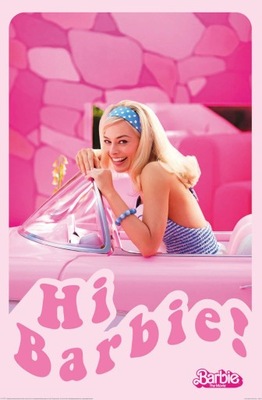 Plakat Barbie Hi Barbie Plakaty na ścianę 61x91,5 cm