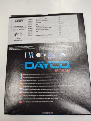 Ремінь розподільного валу dayco 94527 127rp190h фото №1