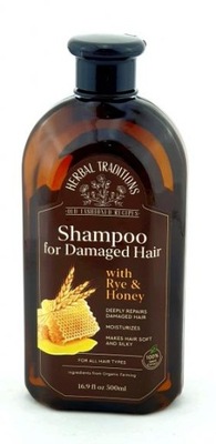 Herbal Traditions šampón zničený Raž a Med 500ml