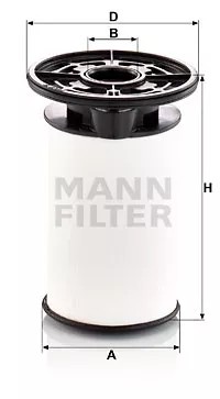 Mann-filter pu 7014 с фильтр топлива фото №1