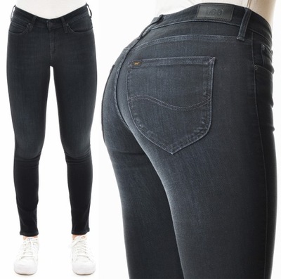 LEE spodnie DARK skinny jeans JODEE _ W28 L33