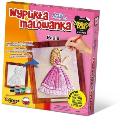 Wypukła malowanka Księżniczka Paula