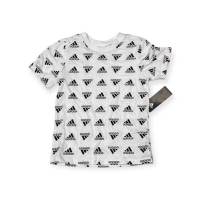 Koszulka t-shirt dla chłopca biały Adidas 5 lat