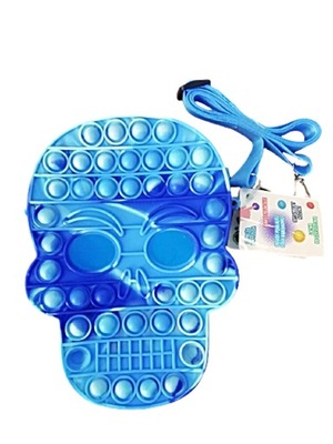 Torebka-Portfel- BUBBLE Pop it SESORYCZNA CZASZKA