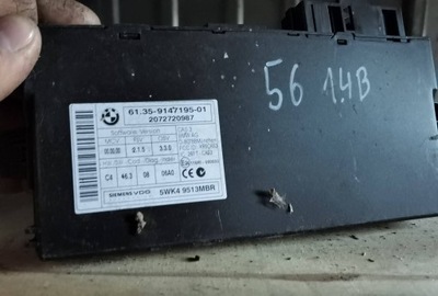 Модуль комфорта mini one - cooper coupe r56 2072720987 фото №1