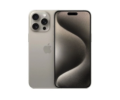 Smartfon Apple iPhone 15 Pro Max 256G 6,7" Super Retina XDR Tytan naturalny