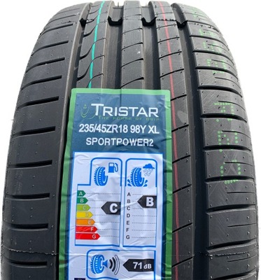 2X TRISTAR SPORTPOWER 2 235/45/18 235/45R18 235/45 R18 ЛІТО ШИНИ ЛІТНІ