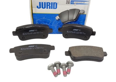 Тормозные колодки тормозные osi задняя jurid renault clio v fluence megane iii scenic iii фото №1