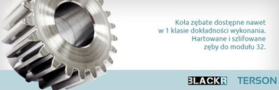 Koło modułowe zębate z piastą M2.5 Z30 hartowane