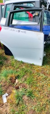 Seat leon 2 правое дверь задняя задние 05-12 фото №1