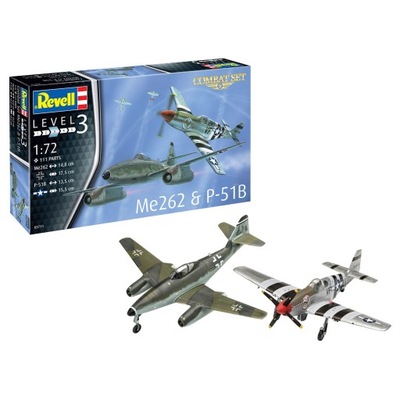 SAMOLOT 1/72 /03711/ ME262 & P-51B