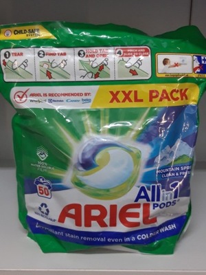 Ariel All-in-1 PODS MOUNTAIN SPRING Kapsułki 50prań