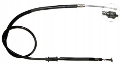 Трос гальма fiat palio siena 97- ліва фото №1
