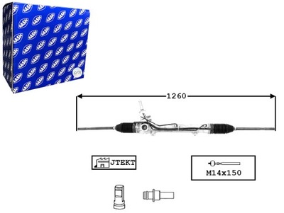 РУЛЕВОЙ МЕХАНИЗМ РУЛЕВАЯ ZE WSPOMAGANIEM CITROEN C4 C4 I 1.4-2.0D