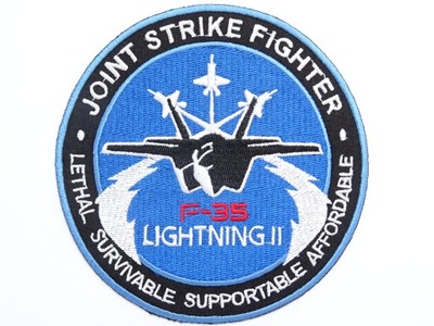 Naszywka F-35 JOINT STRIKE FIGHTER / wersja LARGE