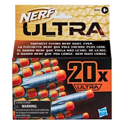 NERF ULTRA STRZAŁKI 20 STRZAŁEK DO WYRZUTNI 20-PAK