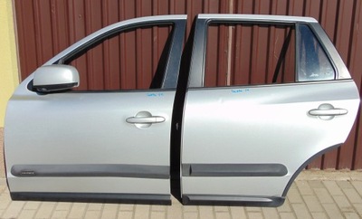 Hyundai santa fe ii 06-12 дверь левая задняя полный фото №1
