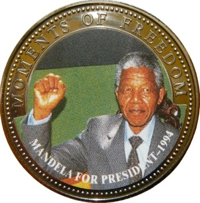 10$ LIBERIA NELSON MANDELA PREZYDENT RPA CZAS WOLNOŚCI