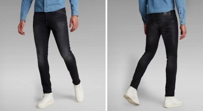 GSTAR RAW SPODNIE JEANSOWE MĘSKIE 32/34 1TZC