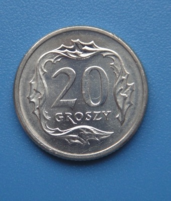 20 groszy 1990 - Stan I-